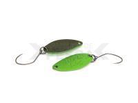 Cucharilla ondulante para trucha Nories Masukuroto Sofia 1.6g 25mm - #006 (Lime / Black)