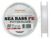 Trenzado Toray Sea Bass PE Power Game 8 Braided Natural 150m 12lb #0.6