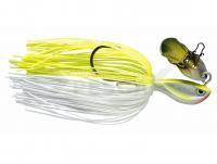 Señuelo Rapala Rap-V Perch Bladed Jig 8cm 21g - Silver Fluorescent Chartreuse