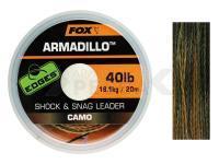FOX Edges Camo Armadillo Shock & Snag Leader 20m 40lb