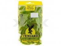 Plumas Veniard Grey English Partridge Neck - Fl Chartreuse