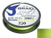 Trenzado Daiwa J-Braid X4 Yellow 270m 0.19mm