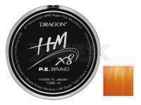 Trenzado Dragon HM X8 P.E. Braid Fluo Orange 135m 0.08mm