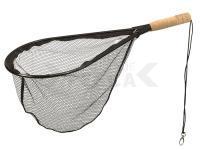 Wading Net with Cork Handle 55cm - rubber mesh