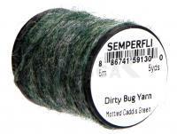 Semperfli Dirty Bug Yarn 5m 5yds - Mottled Caddis Green