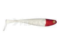 Vinilo Delalande Zand Fat Shad 12cm 12g - 061 Blanc Tête rouge