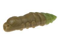 Vinilo FishUp Pupa Garlic Trout Series 1.2 inch | 32mm - 137 Coffe Milk / Light Olive