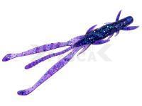 Vinilo FishUp Shrimp 3.6 inch | 89 mm - 060 Dark Violet / Peacock & Silver