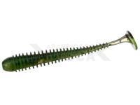 Señuelo blando Flagman Mystic Fish 4 inch | 100 mm - Black/ Chartreuse