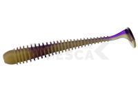 Señuelo blando Flagman Mystic Fish 4 inch | 100 mm - Violet/Lime Chartreuse