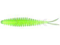 Quantum Señuelo blando Magic Trout T-Worm V-Tail 6.5cm Cheese - neon green