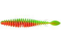 Quantum Señuelo blando Magic Trout T-Worm P-Tail 6.5cm Cheese - neon green/orange