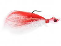 Señuelo Mustad Big Eye Bucktail Jig 3.5g 1/8oz - Red-White