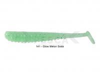 Vinilo Reins Aji Ringer Shad 1.5 inch | 4cm - #141 Glow Melon Soda