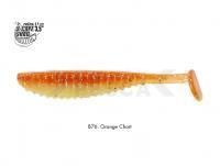 Vinilo Reins S-Cape Shad 3.5 inch - B76 Chika Orange / Glow Chart Silver