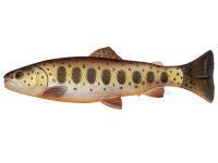 Vinilo Savage Gear 3D Craft Trout PulseTail Bulk 20cm 104g - Brown Trout Smolt Matte Finish