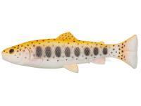 Vinilo Savage Gear 3D Craft Trout PulseTail Bulk 20cm 104g - Golden Albino Fluo Matte Finish