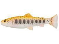 Vinilo Savage Gear 3D Craft Trout PulseTail Bulk 20cm 104g - Golden Albino Fluo Matte Finish