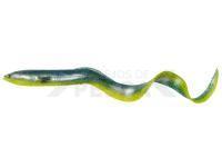 Vinilo Savage Gear 3D Real Eel Bulk 15cm 12g - Green Yellow Glitter