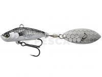 Señuelo Savage Gear 3D Sticklebait Tailspin 6.5cm 9g - Black Silver