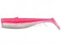 Vinilo Savage Minnow Weedless Tail 10cm 10g 5pcs - Pink Pearl Silver