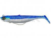 Vinilo SG Savage Minnow Weedless 10cm 16g 2+1pcs - Blue Pearl Silver