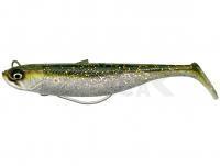 Vinilo SG Savage Minnow Weedless 10cm 16g 2+1pcs - Green Silver