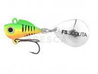 Señuelo Spro FreeStyle Scouta Jig Spinner 10g - UV Fire Tiger