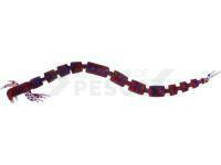 Vinilo Westin BloodTeez Worm 7.5cm 1g - Indigo UV Red