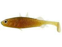 Señuelo blando Westin Stanley the Stickleback Shadtail Bulk 7.5cm - Motoroil Gold