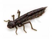 Vinilo Fishup Dragonfly 1.2 - 050 Green Pumpkin Brown/Red & Purple