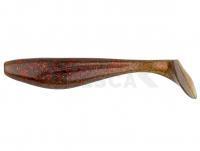Vinilo Fishup Wizzle Shad 5 inch | 125 mm - 045 Green Pumpkin/Red & Black