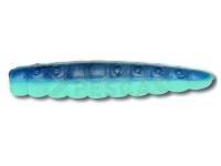 Quantum Señuelos blandos Magic Trout B-Maggot 25mm - Garlic | Blue-white