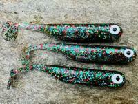 Señuelos blandos Great Fish GF1 49mm 1g - no scent - colorful glitter