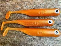 Señuelos blandos Great Fish GF1 49mm 1g - no scent - gold