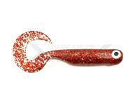 Señuelos blandos Great Fish GF1 Twister 49mm - no scent - glitter red