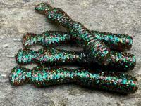 Señuelos blandos Great Fish GF2 Leech 60mm 1.8g - no scent - colorful glitter