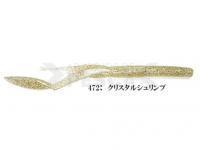 Vinilos Keitech Neco Camaron 5.5 cala | 139 mm - 472S  Crystal Shrimp