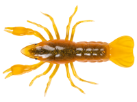 Vinilos Live Target Crawfish 7.1cm - Orange/Green