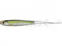 Vinilos LiveTarget Ghost Tail Minnow Dropshot Bait 9.5cm - Silver/Green