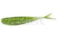 Vinilos Lunker City Fat Fin-S Fish 3.5" - #059 Chartreuse Ice