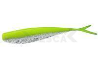 Vinilos Lunker City Fat Fin-S Fish 3.5" - #086 Chartreuse Silk Ice