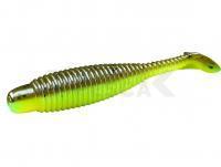 Vinilo Lunker City Grubster 5cm - #277 Green Pumpkin/ Chartreuse