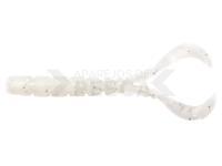 Vinilos Mustad AJI Worm Chiki-Chiki 1.7" 4.3cm - White Glow Glitter