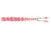 Vinilos Mustad AJI Worm Pilo-Pilo 2" 5cm - Clear Red Glitter