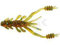 Señuelos blandos Reins Ring Shrimp 2" - 565 Motor Oil Green Flake