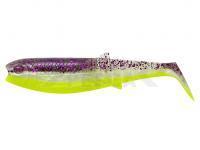 Vinilos Savage Gear Cannibal Shad 12.5cm 20g - Purple Glitter Bomb Fluo