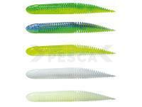 Vinilos Savage Gear Ned Dragon Tail Slug 100mm 5.5g 5pcs - Dark Water Mix