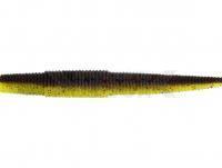 Vinilos Westin Ned Worm 11cm 7g - Black/Chartreuse