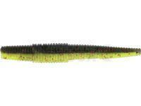 Vinilos Westin Ned Worm Slim 5.5cm 1.5g - Black/Chartreuse